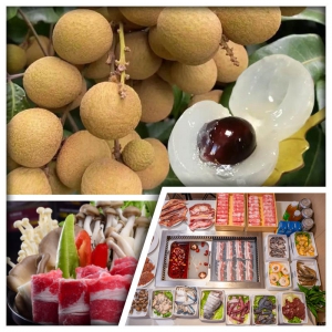 東莞 任摘任食龍眼 無限量烤肉火鍋自助餐 全程食足3餐美食純玩1天