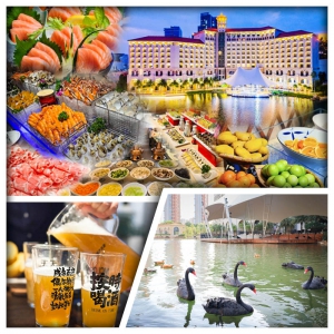 連住2晚 惠州翡翠山華美達酒店（自助晚餐座位安排於湖畔吧）CHILL住食兩個餐廳自助餐 純玩3天