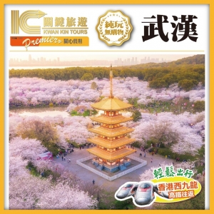 【西九往返】武漢櫻花洞庭湖平原油菜花海夢里水鄉船游花海純玩6天