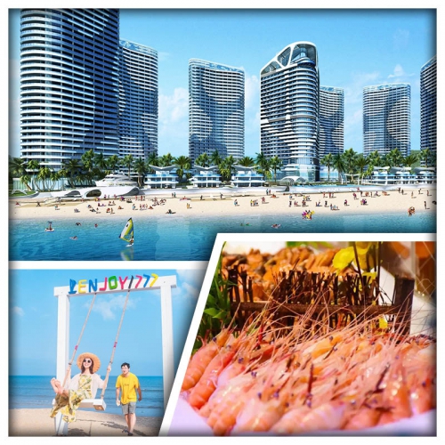 汕尾海豐萬怡酒店 雙月灣享海度假酒店（歎酒店海鮮自助餐）汕尾二馬路美食街 私家沙灘 純玩3天