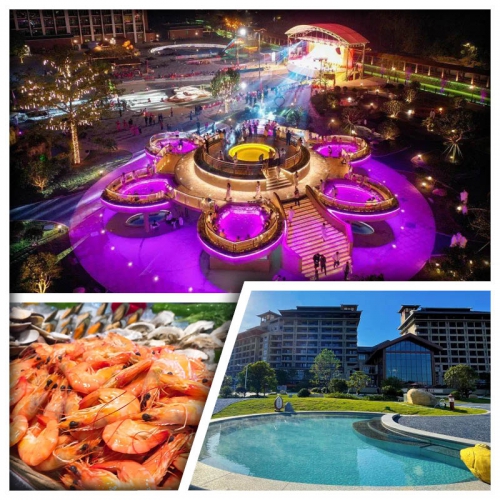 連住2晚新興翔順金水台溫泉小鎮 任浸三料蓮花溫泉 酒店自助餐純玩3天