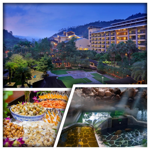 B線（首團頭10位升級温泉房）龍門地派溫泉度假村 歎酒店自助晚餐 歡唱KTV/大戰四方城 純玩2天