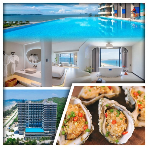 B線-惠東雙月灣半島酒店 入住網紅180度落地玻璃海景房 無邊際海景泳池 漫步醉美海岸線 純玩2天