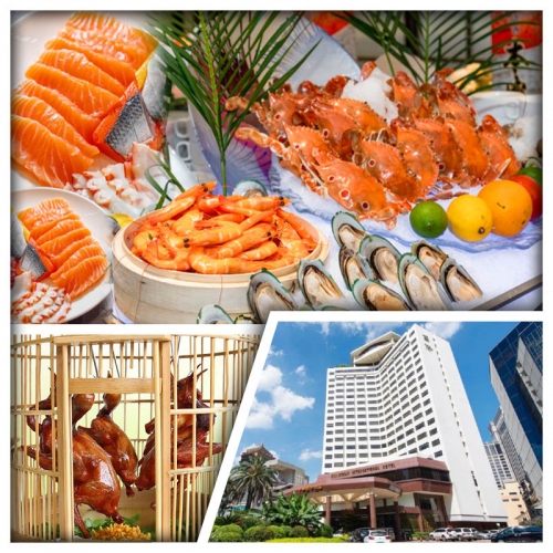 B線-中山國際酒店 旋轉餐廳自助晚餐 鄔佬伯私房菜『懷舊雀籠乳鴿』純玩2天