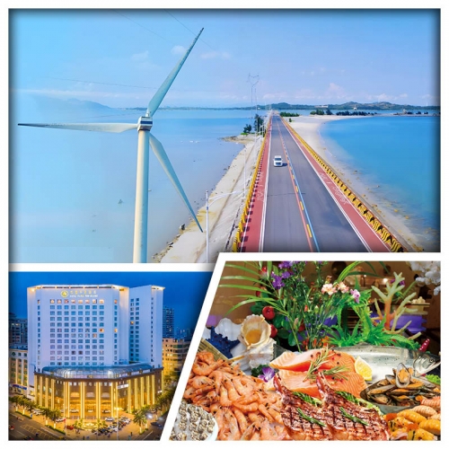 B線-車遊海上公路 風車島 海上古堡 汕尾巴黎半島酒店+汕尾海迪溫德姆酒店（嘆酒店自助晚餐）純玩3天